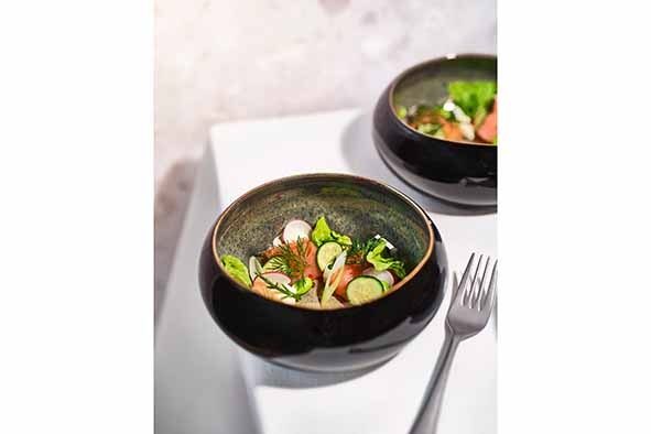 Kom Splash 12cm Zwart